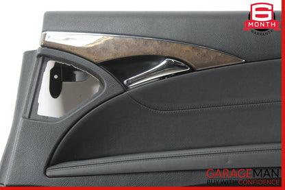 07-09 Mercedes W211 E350 Rear Right Side Interior Door Panel Black OEM