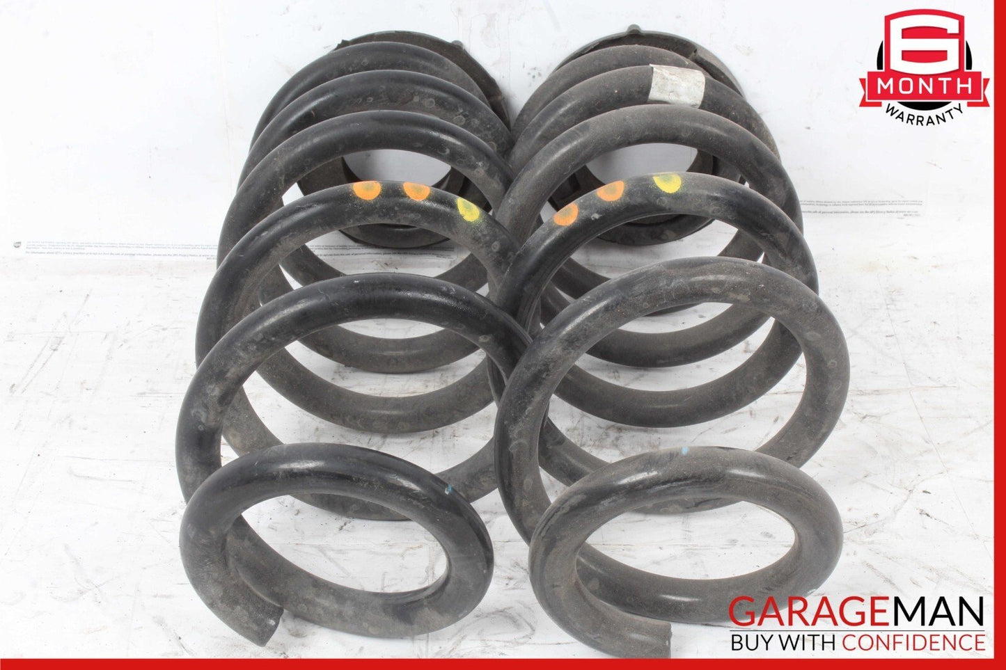 17-19 Alfa Romeo Giulia Rear Right & Left Shock Absorber Coil Spring Set