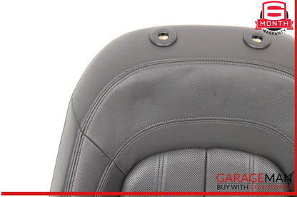12-18 Audi A6 Front Right Top Upper Seat Cushion Black OEM