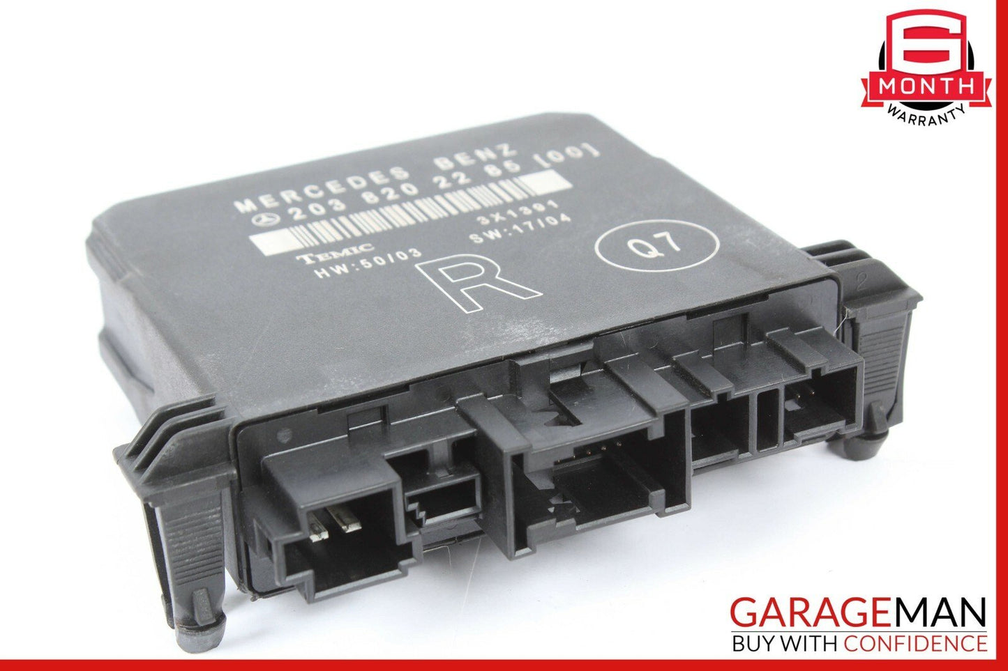 01-07 Mercedes W203 C230 C320 Rear Right Passenger Side Door Control Module Unit