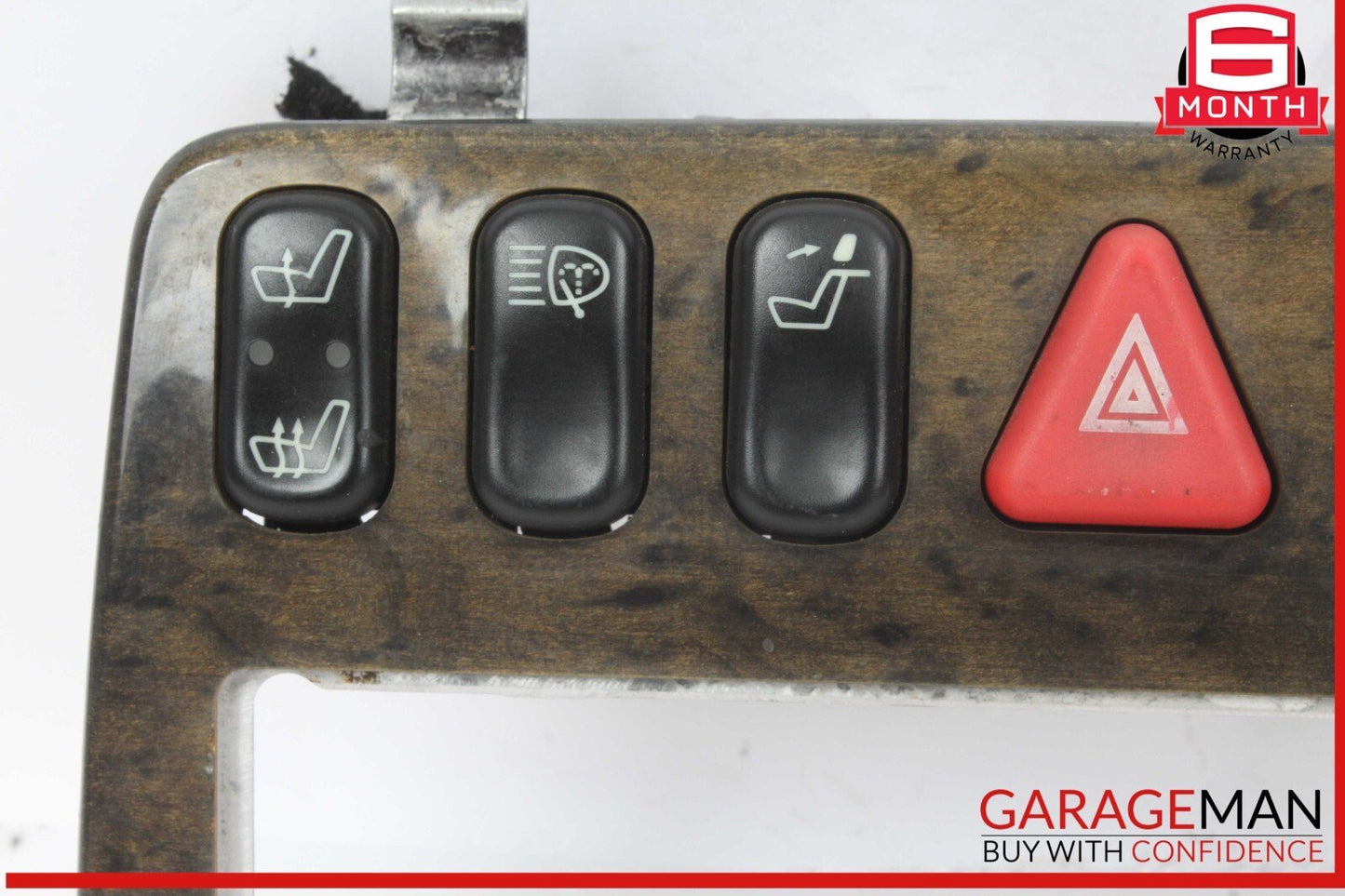 98-03 Mercedes W208 CLK55 AMG Hazard Door Lock Switch Control Panel OEM