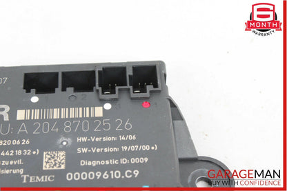 08-14 Mercedes W204 C300 C350 Rear Right Side Door Control Module 2048702526 OEM