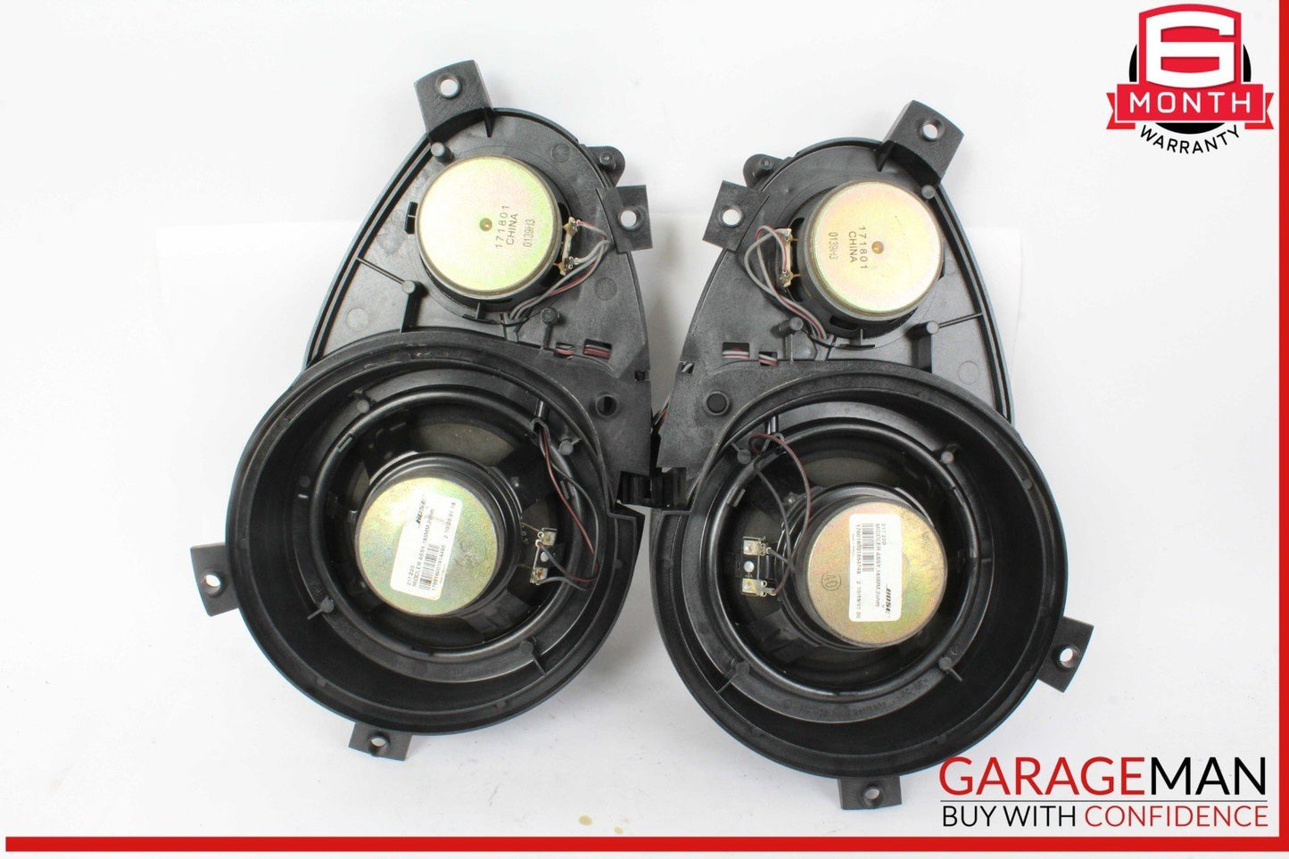 03-08 Mercedes R230 SL500 SL55 Left & Right Side Door Audio Speakers Set Bose