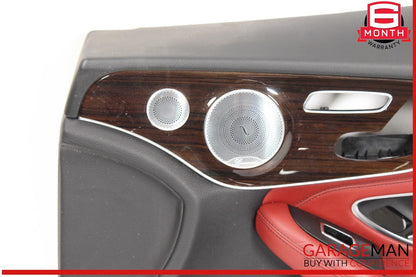 19-21 Mercedes W205 C300 C63 AMG Coupe Front Right Side Interior Door Panel OEM