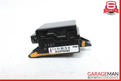 00-14 Mercedes R230 SL500 CL550 CL500 Seat Belt Seatbelt Tension Sensor Module