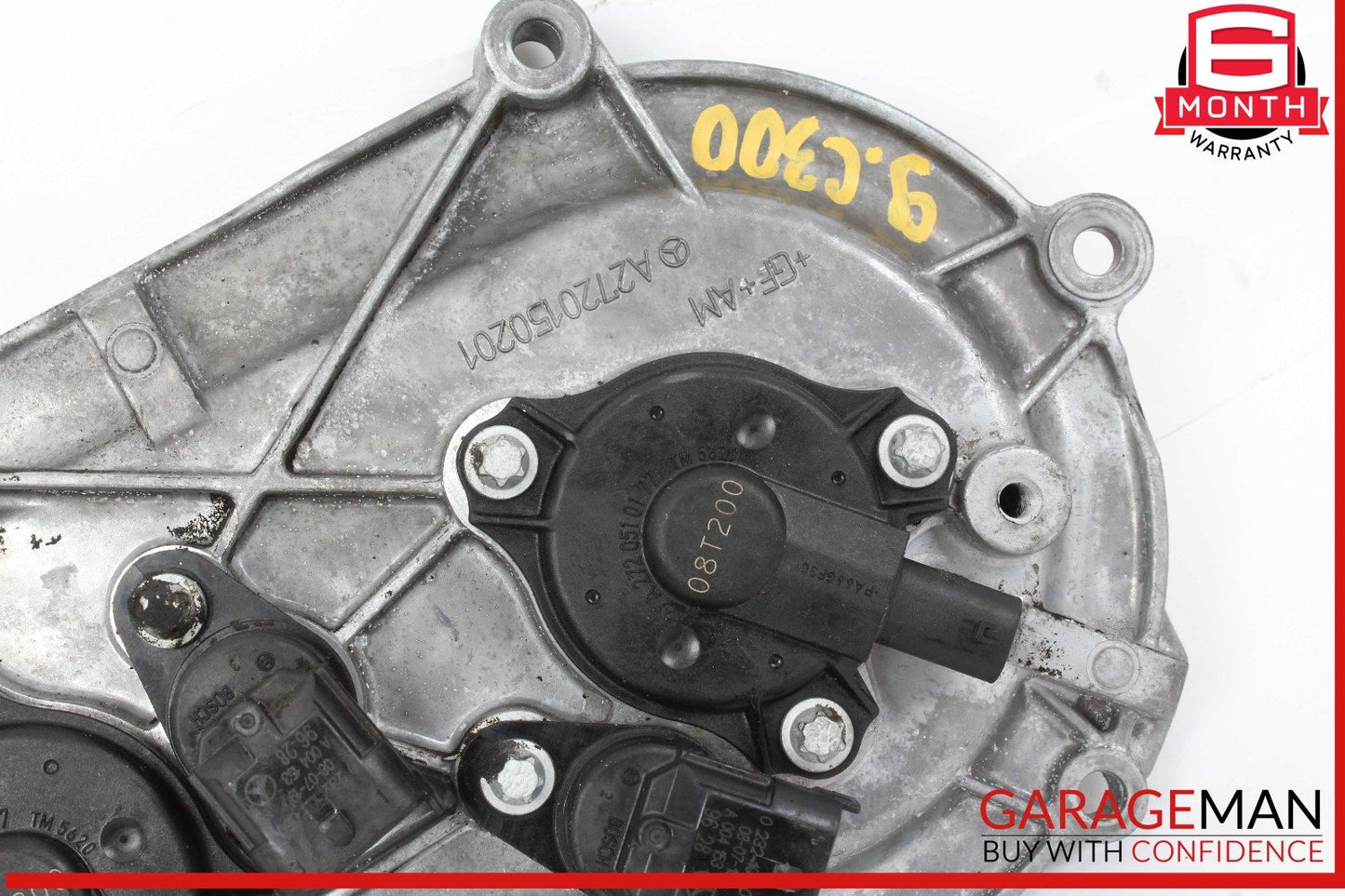 05-13 Mercedes W204 C300 ML350 Front Left Side Engine Timing Chain Cover Plate