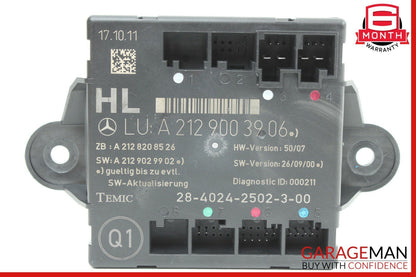 08-14 Mercedes W204 C250 C300 Rear Left Side Door Control Module Unit