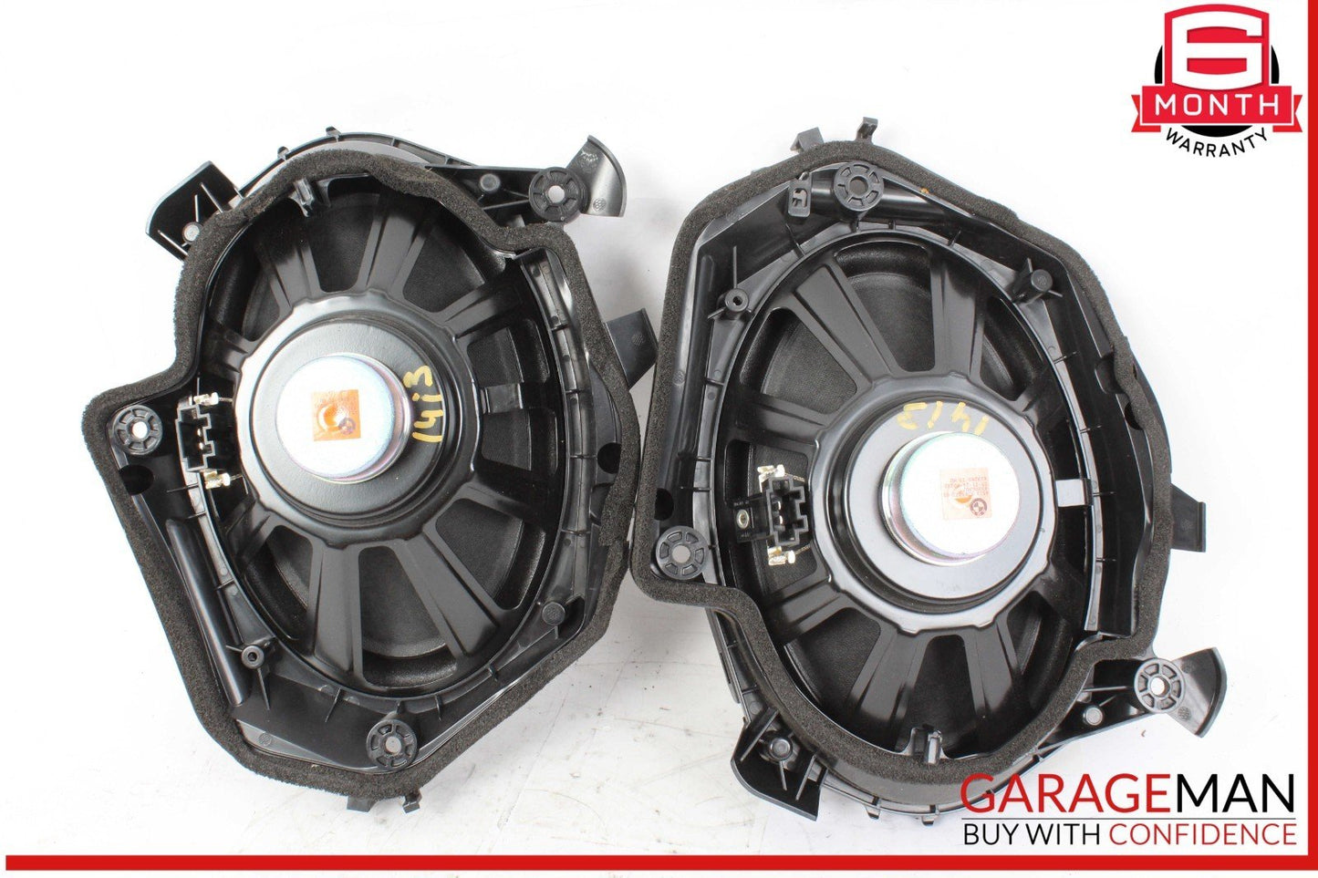 14-21 BMW i3 I01 Hybrid Front Left & Right Side Subwoofer Audio Speaker Set OEM
