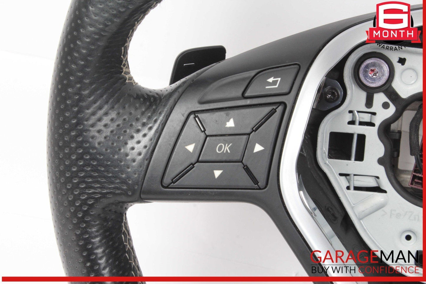 14-19 Mercedes W117 CLA250 Steering Wheel w/ Paddle Shifters Black OEM