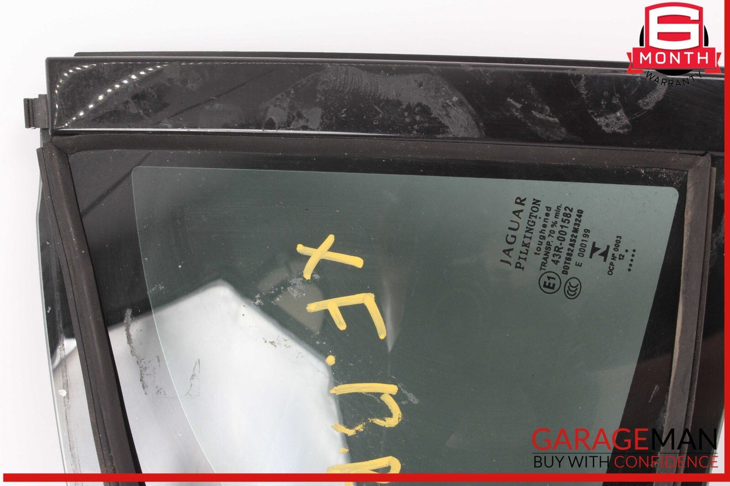 09-15 Jaguar XF Rear Right Passenger Side Quarter Window Glass OEM