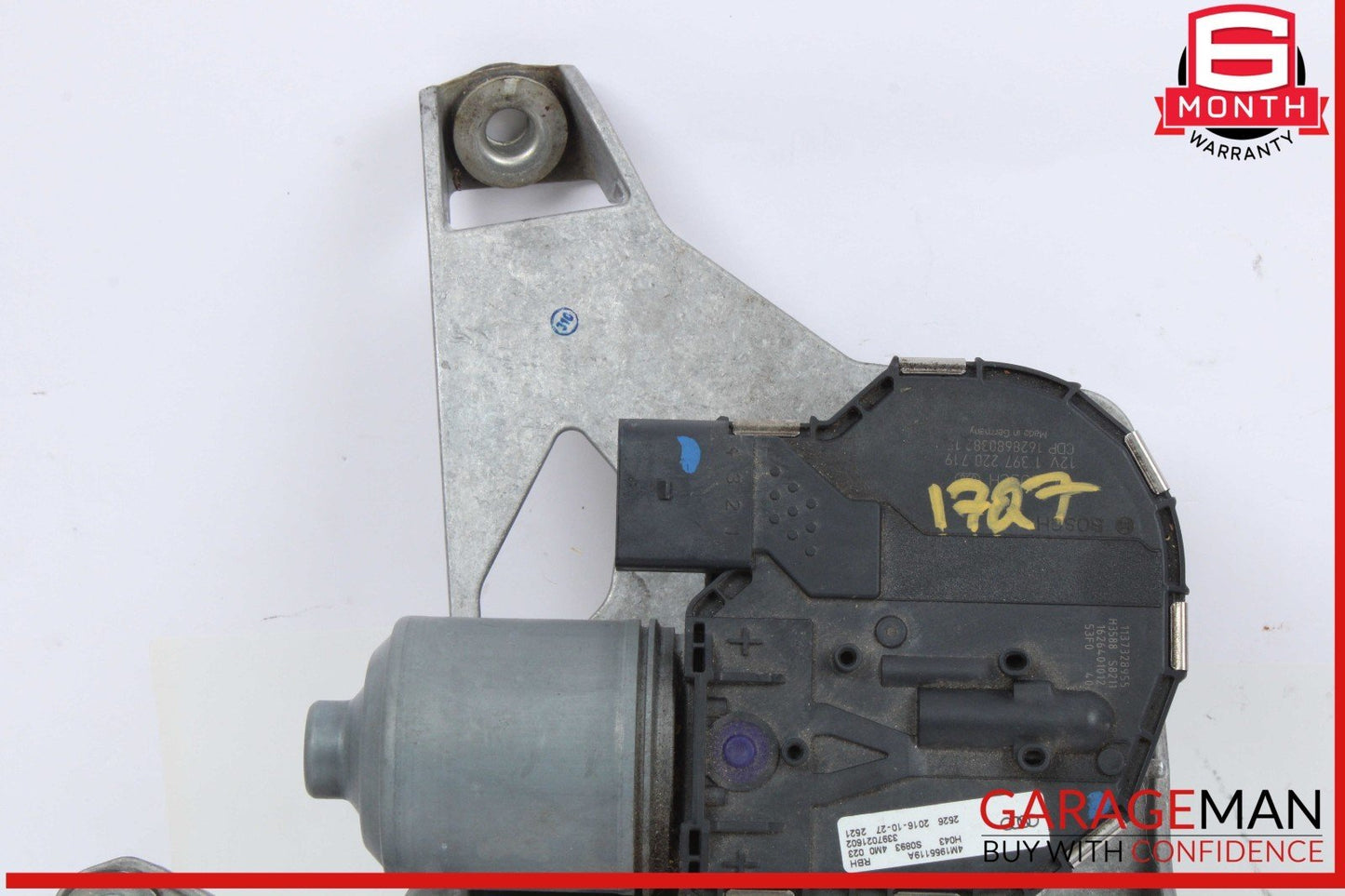 17-19 Audi Q7 Windshield Washer Wiper Motor Linkage Bosch 4M1955023B OEM