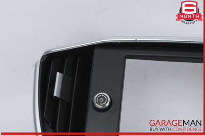 14-16 Maserati Ghibli Center Dash Air Vent Grille Screen Frame Trim Panel OEM