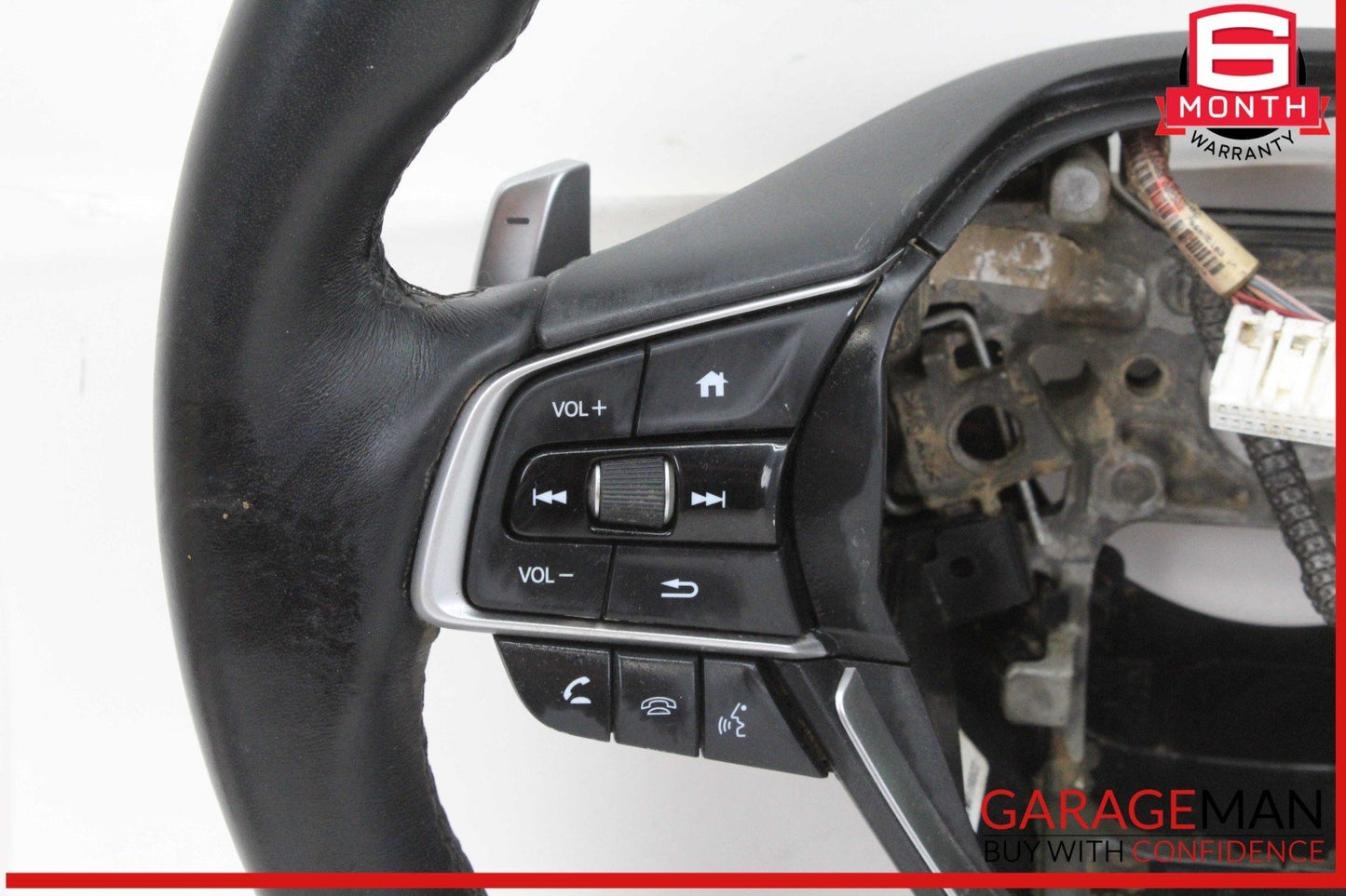 18-22 Honda Accord Sport Steering Wheel w/ Paddle Shifters Black OEM