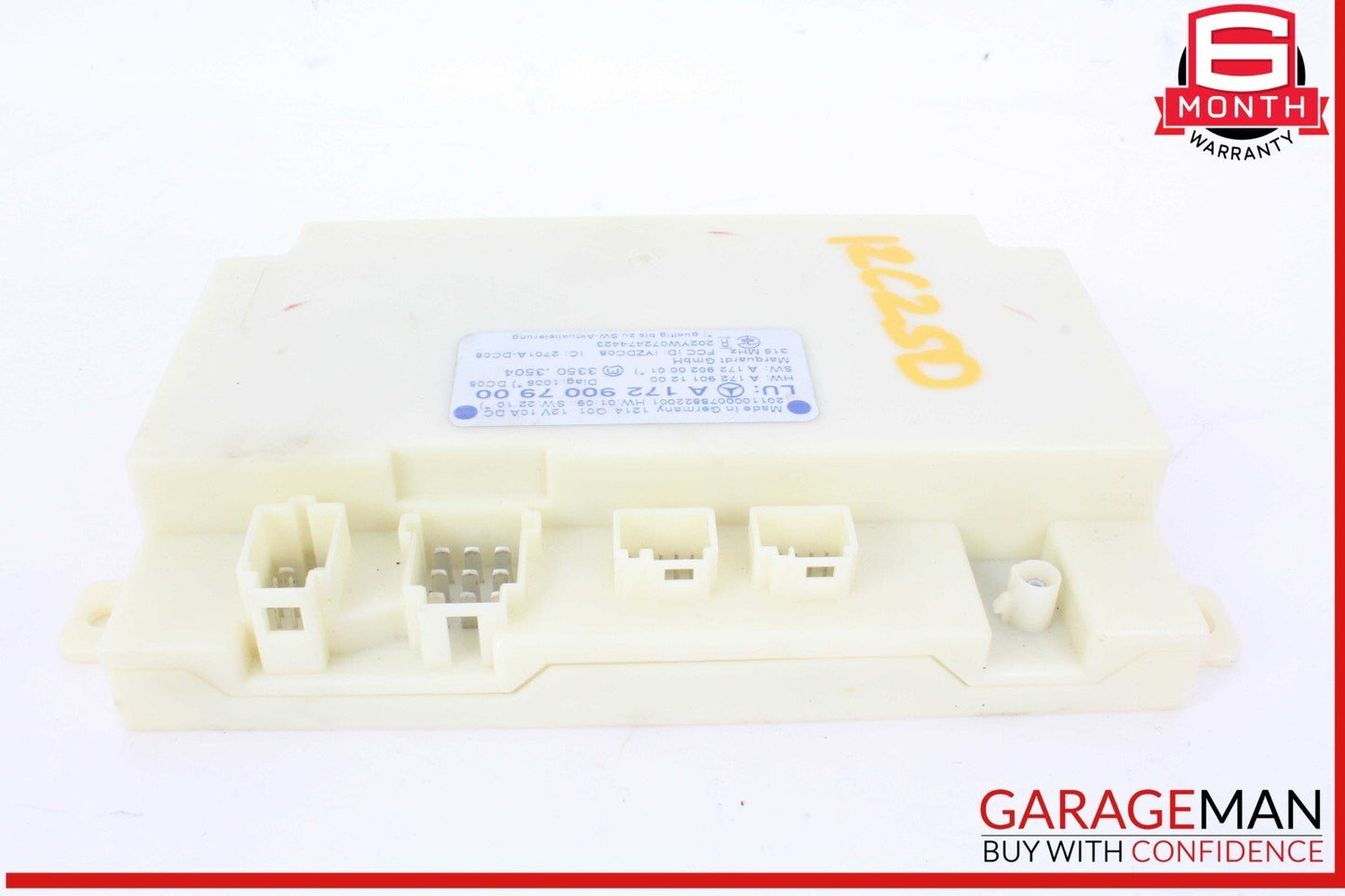 10-15 Mercedes W204 C250 Keyless Go Entry Control Module 1729007900 OEM