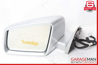 10-13 Mercedes W221 S550 Front Left Side Mirror Door Rear View Iridium Silver