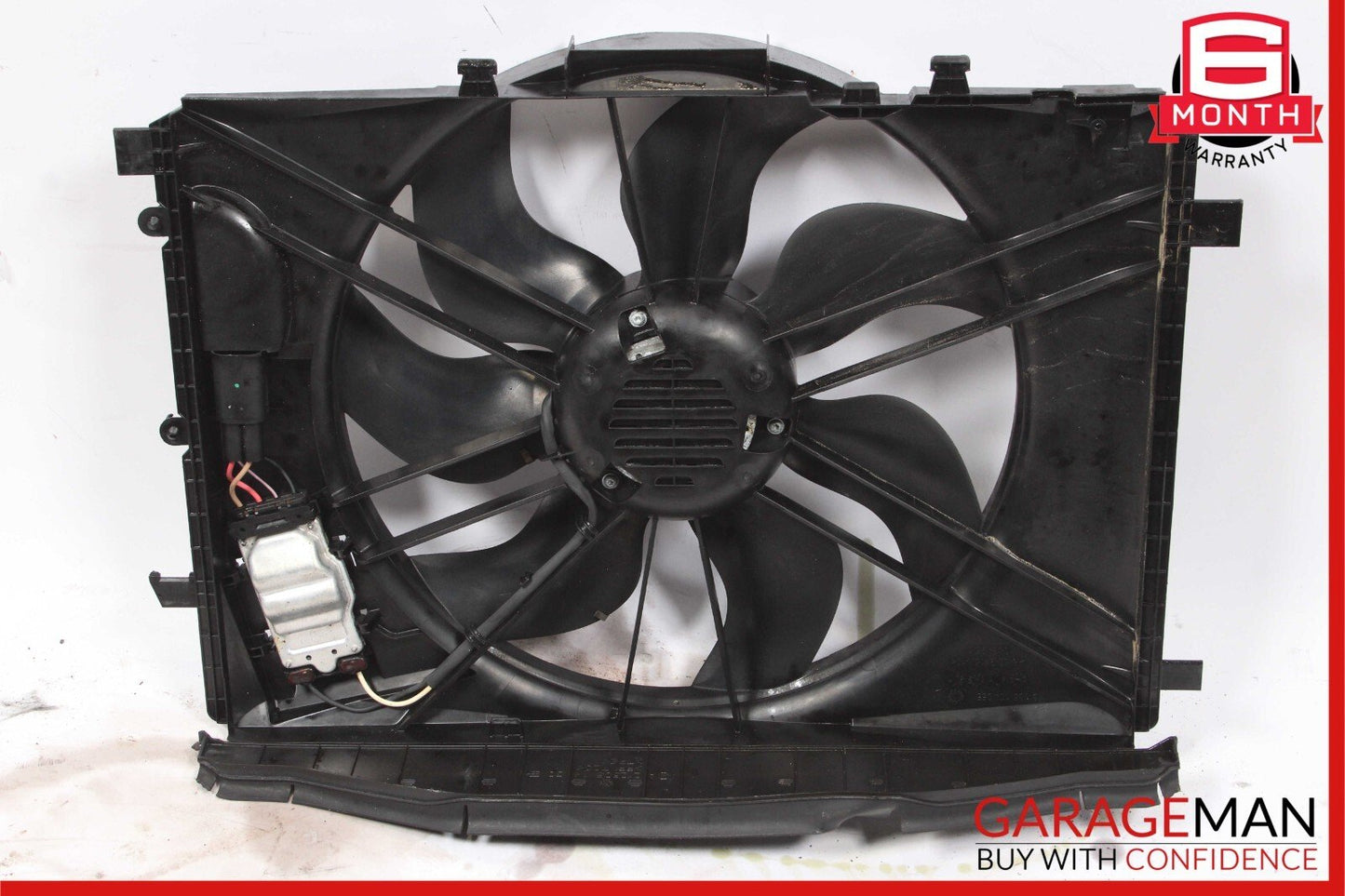 08-18 Mercedes E350 C300 E250 Engine Radiator Cooling Fan Motor Shroud Assembly