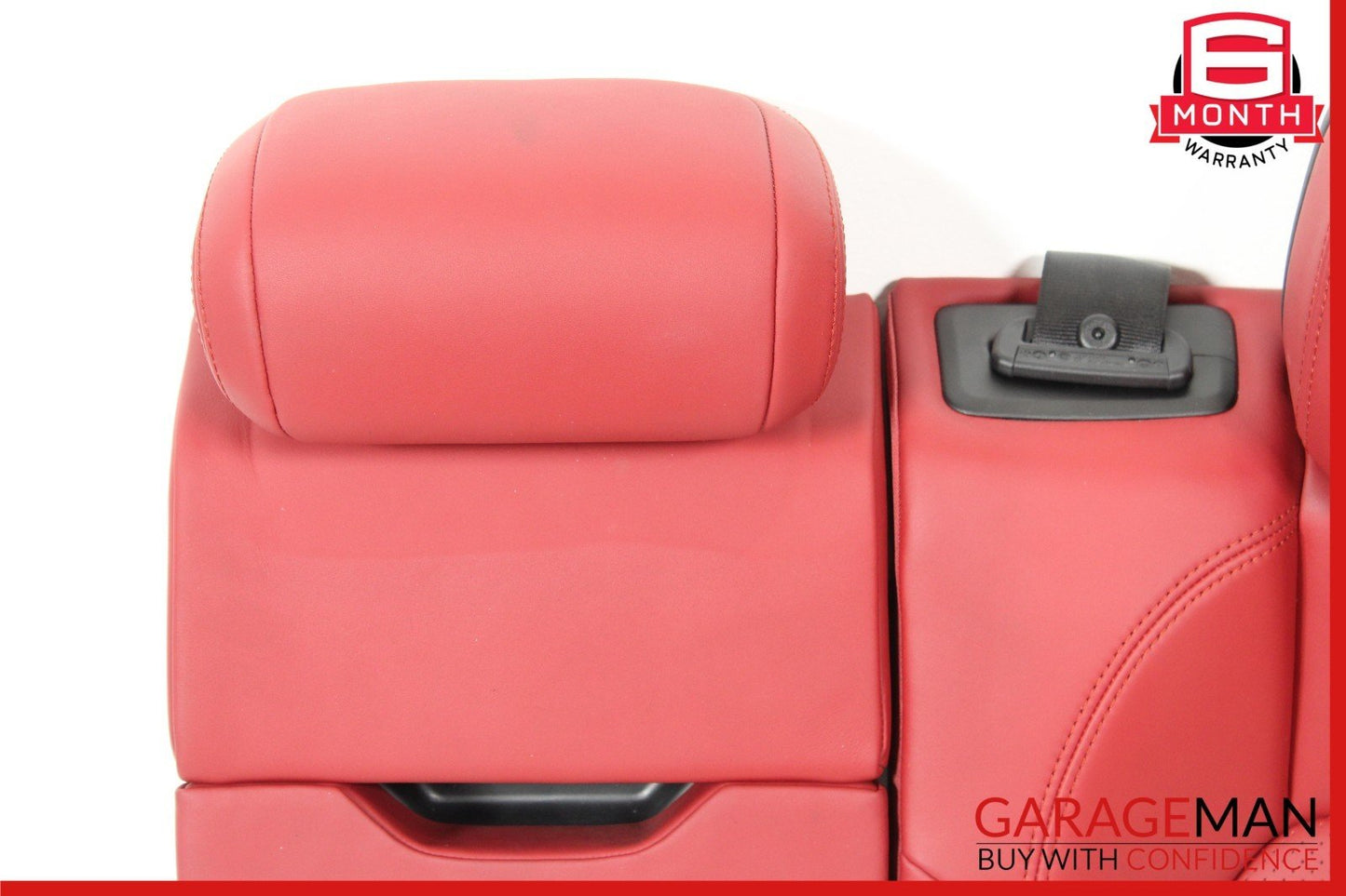 15-24 Porsche Macan 95B Rear Left Top Upper Seat Cushion Assembly Red OEM