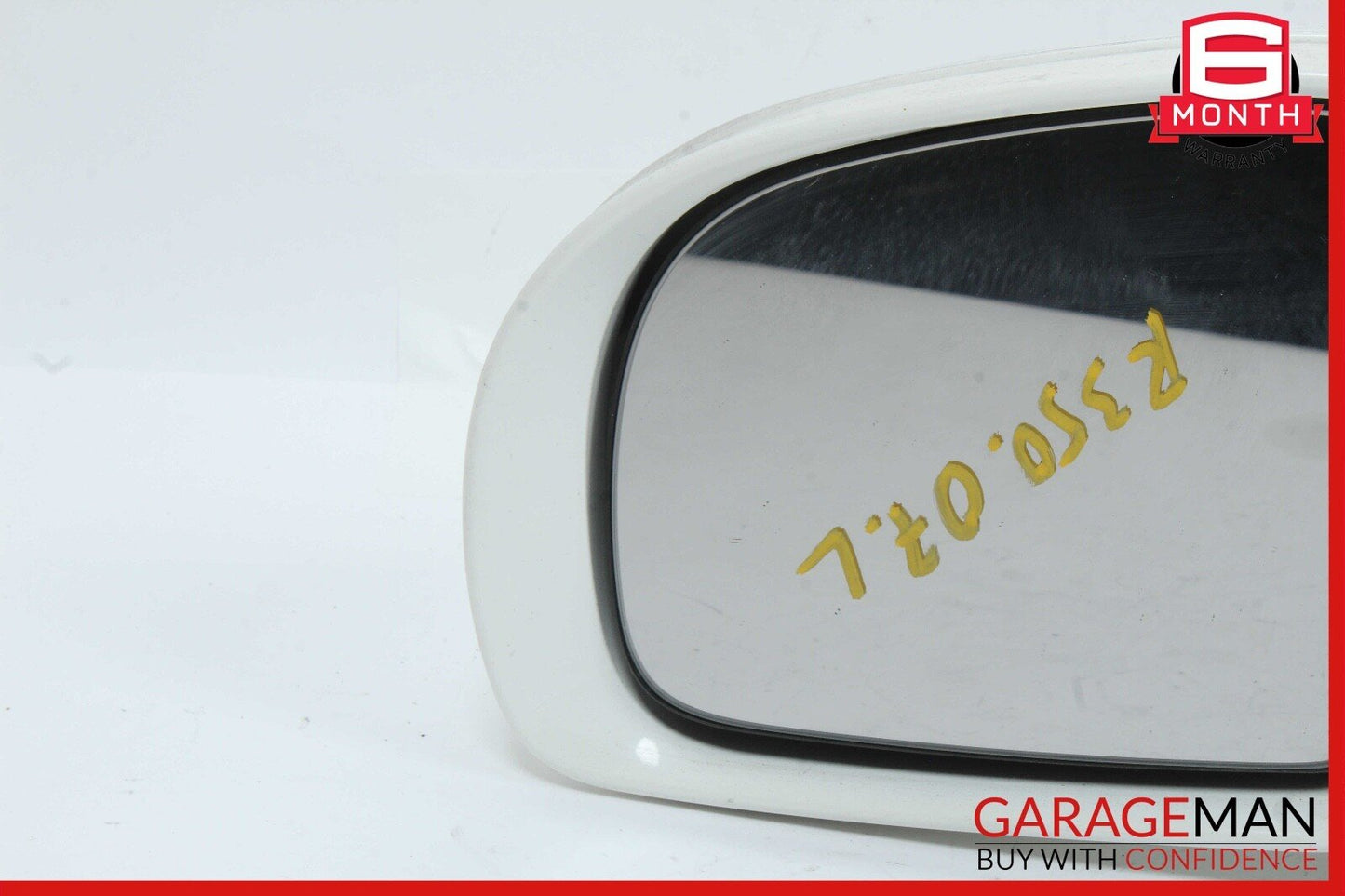 06-10 Mercedes W251 R350 Front Left Driver Side Mirror Door Rear View White OEM