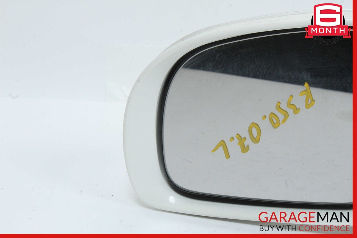 06-10 Mercedes W251 R350 Front Left Driver Side Mirror Door Rear View White OEM