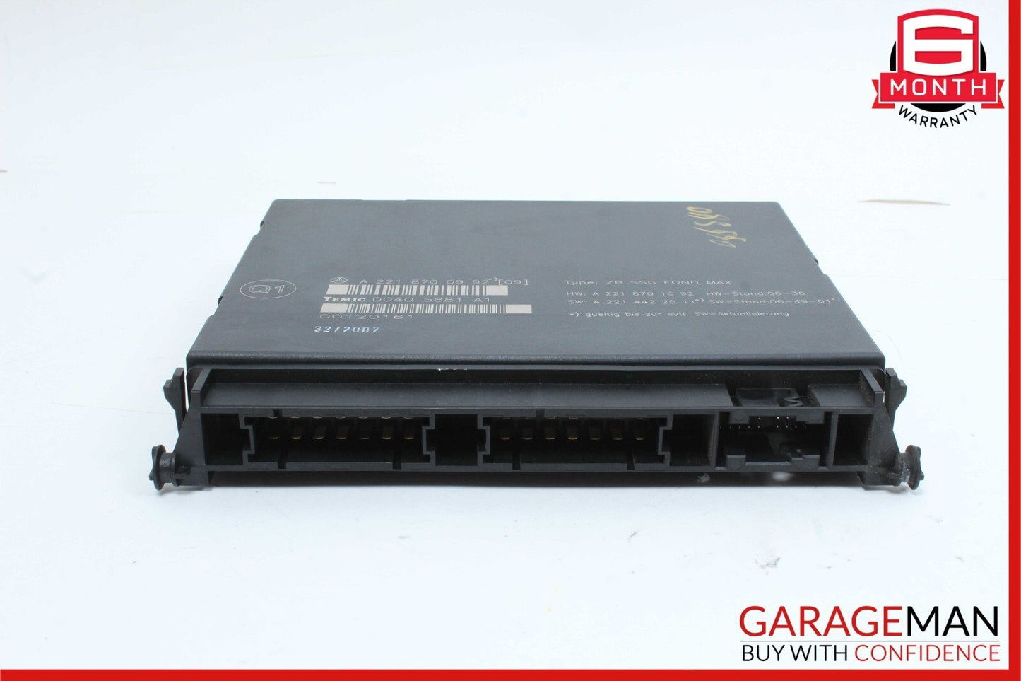 07-13 Mercedes W221 S550 S600 Rear Seat Control Unit Module 2218700992 OEM