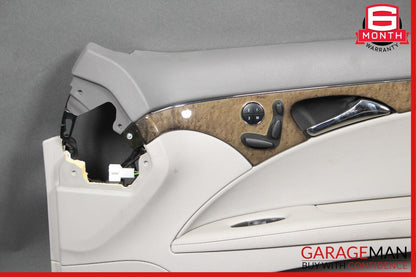 07-09 Mercedes W211 E350 Front Right Interior Door Panel Cover Assembly Gray