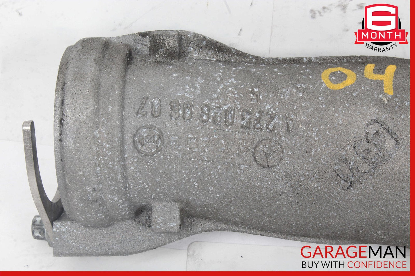 03-12 Mercedes W215 CL600 Turbocharger Hose Pipe Right 2750980607 OEM
