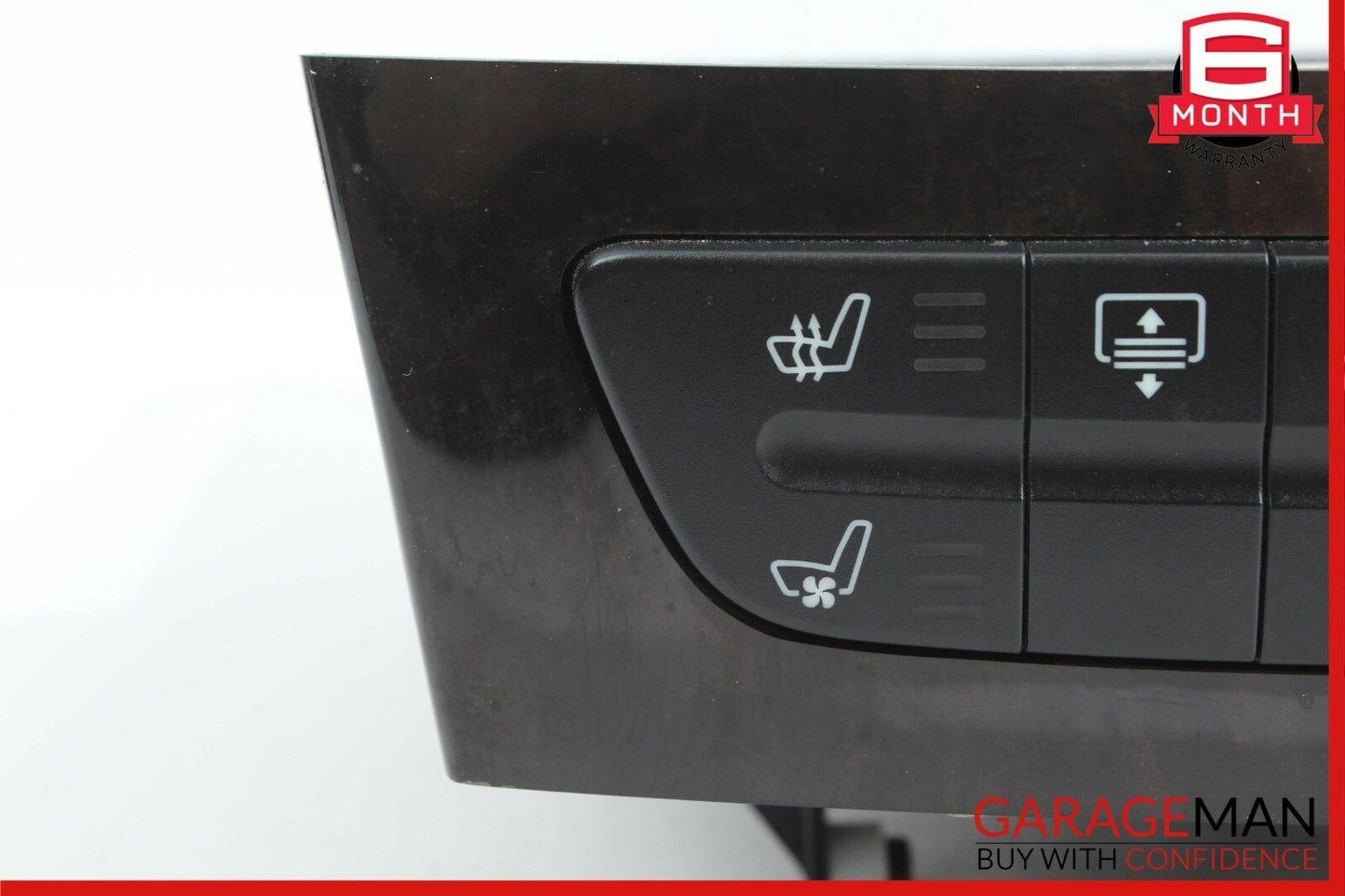 03-09 Mercedes W219 CLS500 E500 Hazard Light Door Lock Control Switch Wood OEM