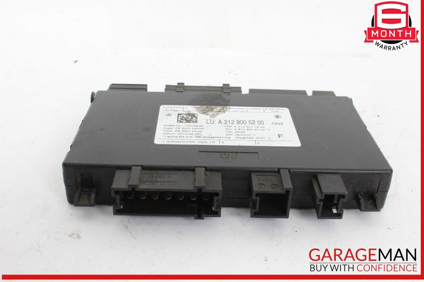 08-18 Mercedes W212 E350 Wagon Seat Control Module Front Left Driver Side OEM