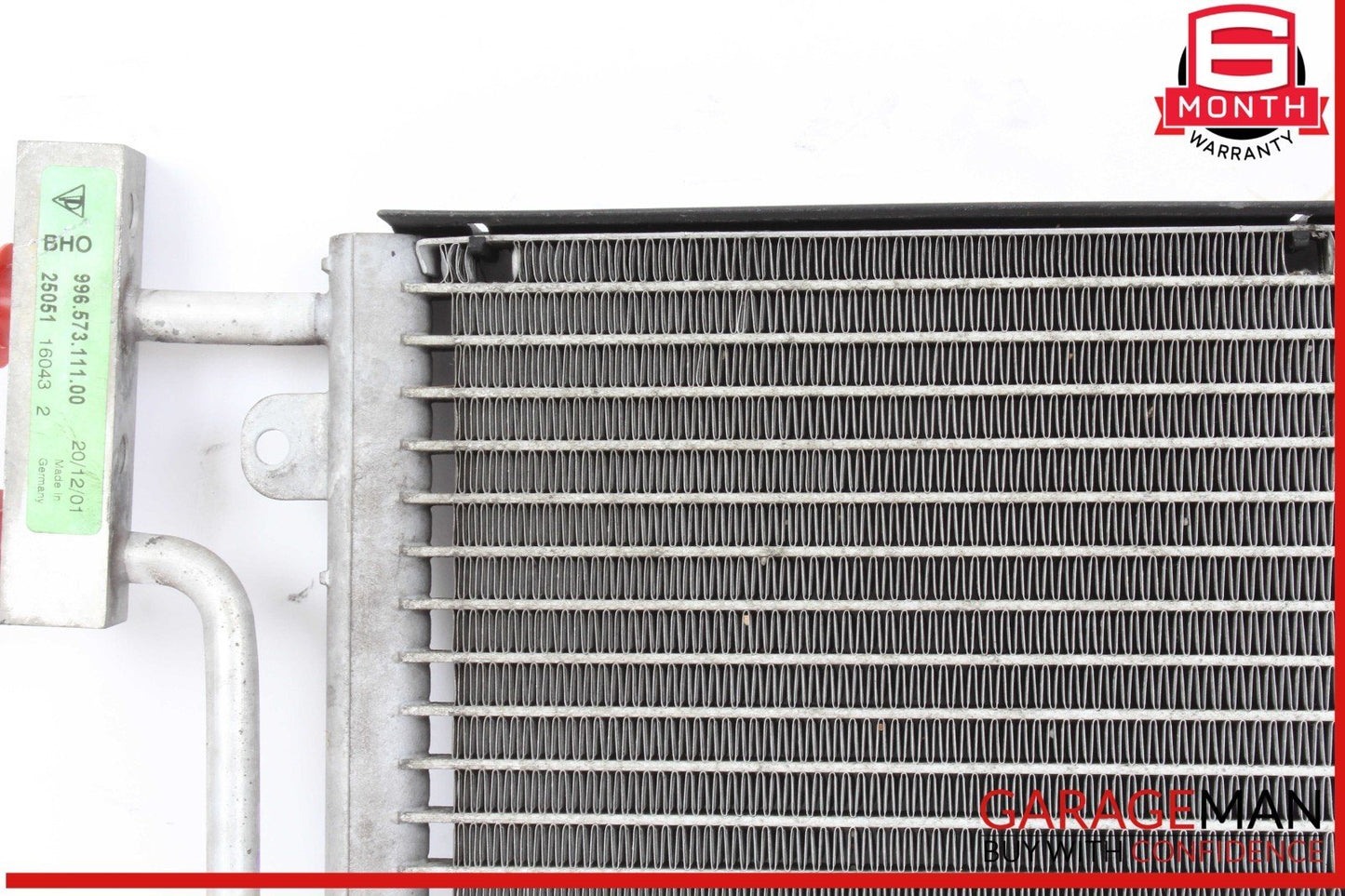 97-04 Porsche Boxster S 986 Left Side Engine Motor Radiator AC A/C Air Condenser
