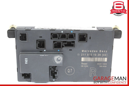 03-09 Mercedes W211 E350 E550 Front Right Side Door Controller Module Unit