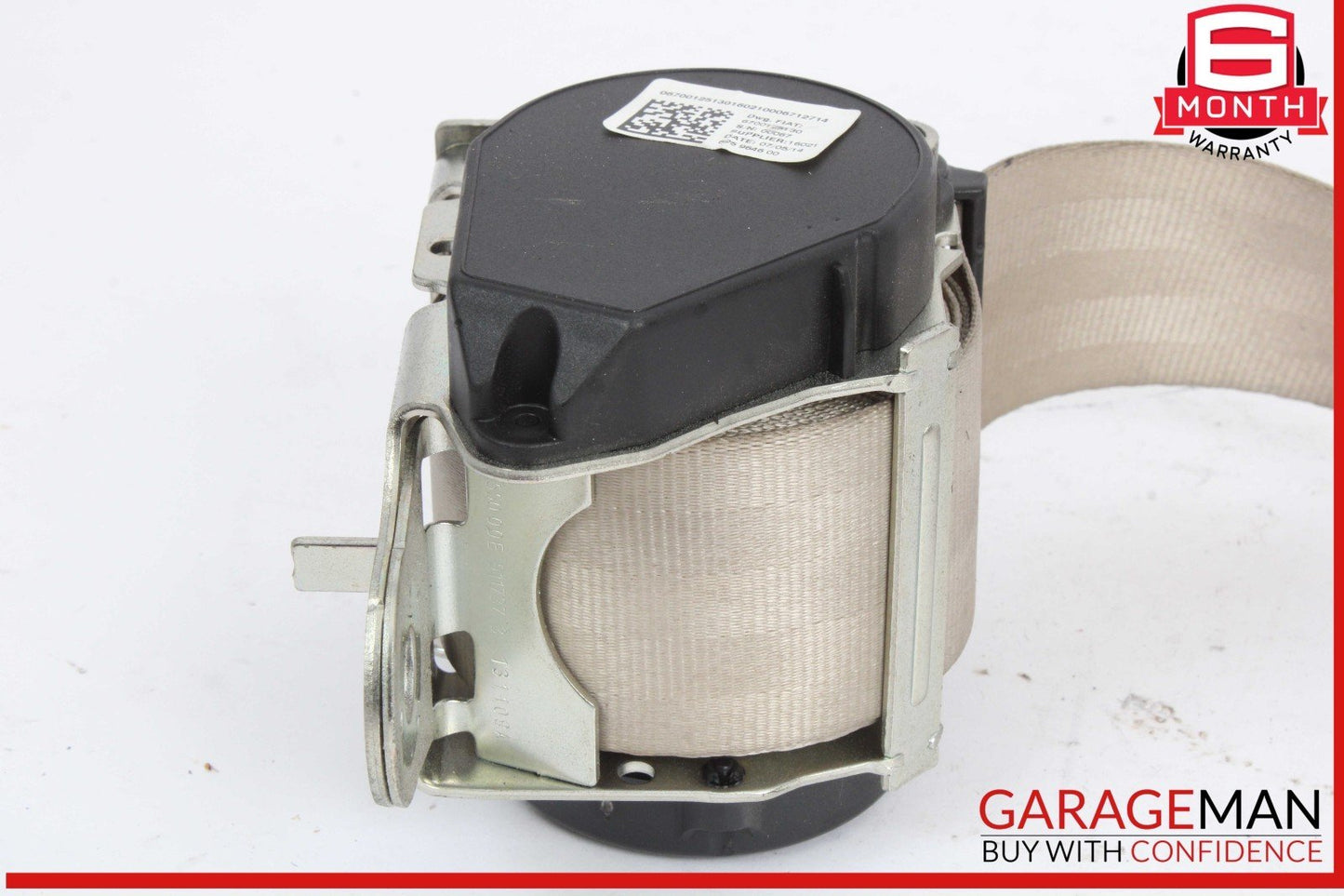 14-17 Maserati Quattroporte S Rear Center Seat Belt Seatbelt Beige OEM