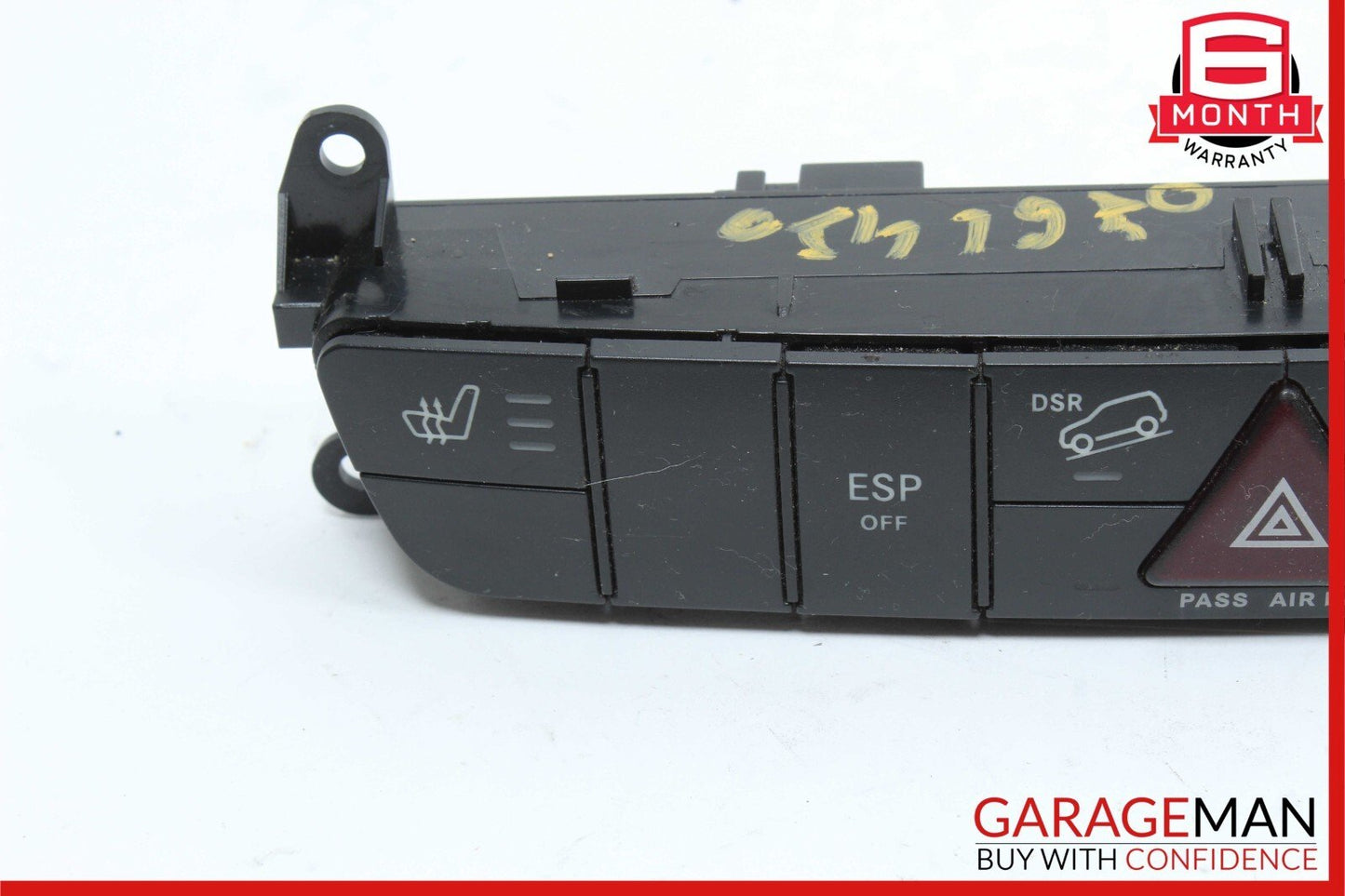 06-12 Mercedes X164 GL450 4MATIC Hazard Light Switch Control Panel 1648709210