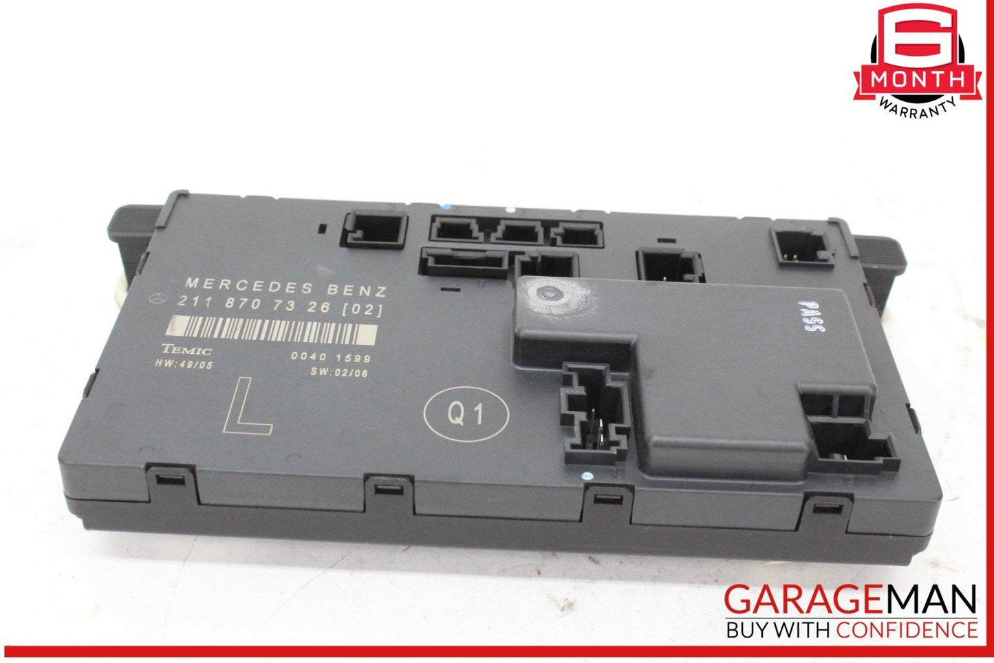 03-09 Mercedes W211 E320 CDI E350 Front Left Side Door Control Module Unit OEM