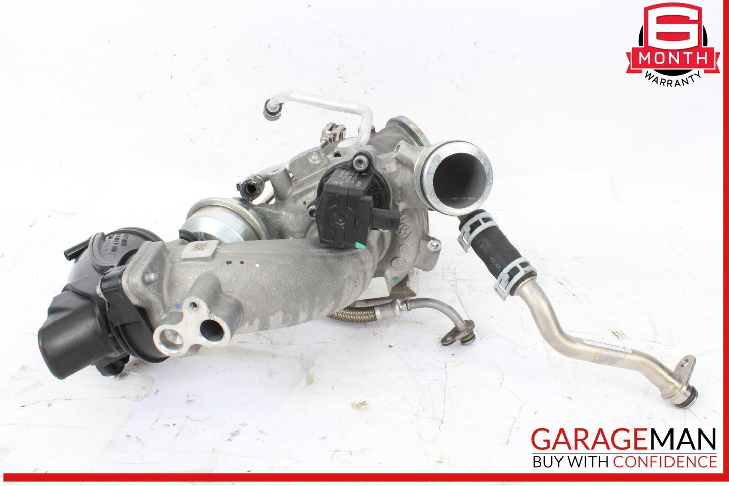 15-20 Mercedes W166 GLE400 Left Side Turbocharger Turbo Charger Manifold OEM