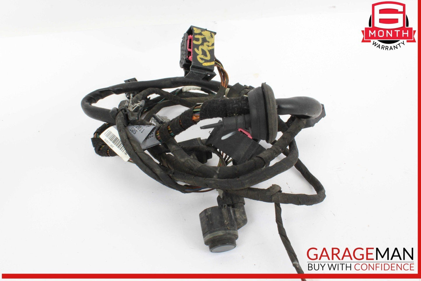 09-12 Audi S4 Rear Bumper Wire Wiring Harness w/ PDC Parking Assist Sensors OEM