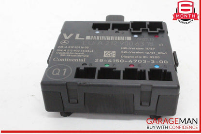 08-18 Mercedes W212 E350 C300 Front Left Side Door Control Module Unit OEM