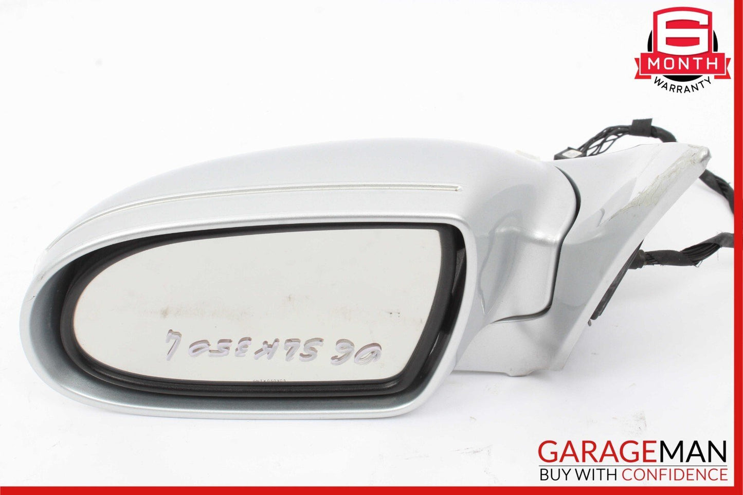 05-08 Mercedes R171 SLK280 SLK350 Front Left Side Mirror Door Rear View Silver