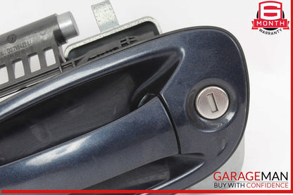 10-16 Porsche Panamera 970 Front Left Driver Side Exterior Door Handle Blue OEM