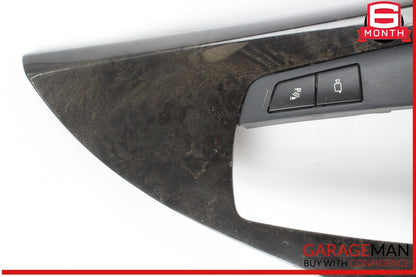 12-18 BMW 640i 650i Front Center Console Trim Panel Shifter Bezel Cup Holder OEM