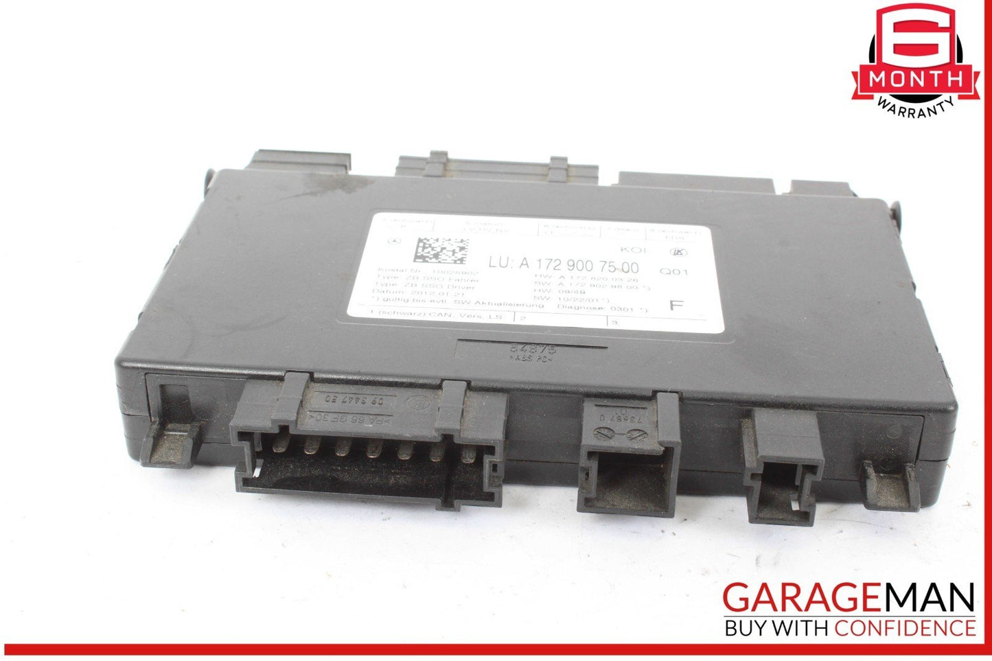 10-18 Mercedes W218 CLS550 Front Left Side Seat Control Module 1729007500 OEM