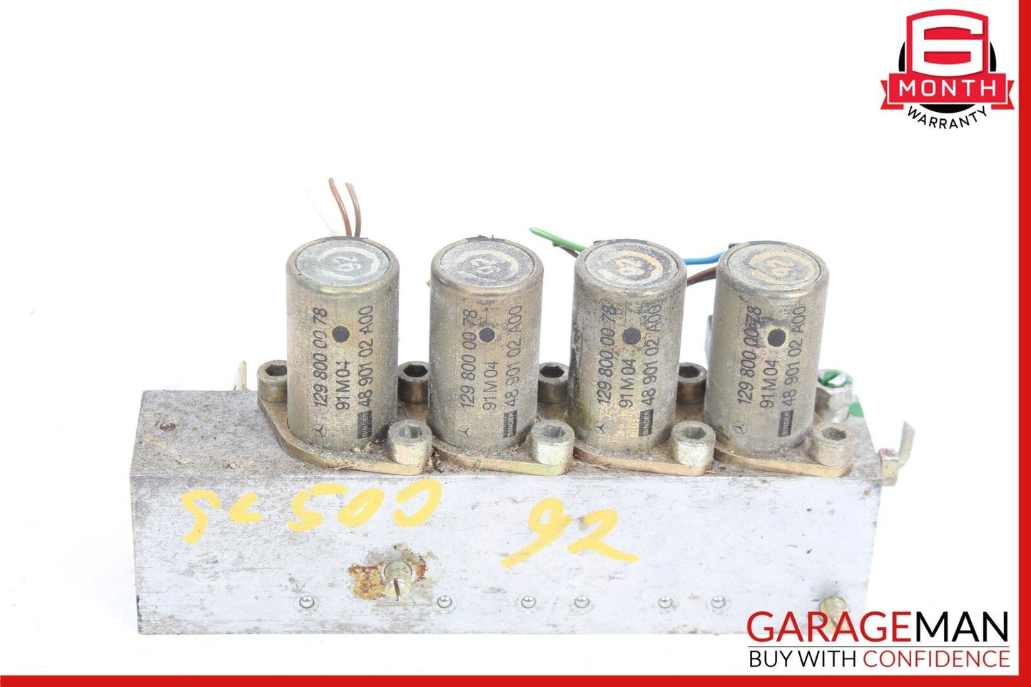 90-02 Mercedes R129 500SL SL500 Left Side Top Hydraulic Valve Block Solenoid OEM