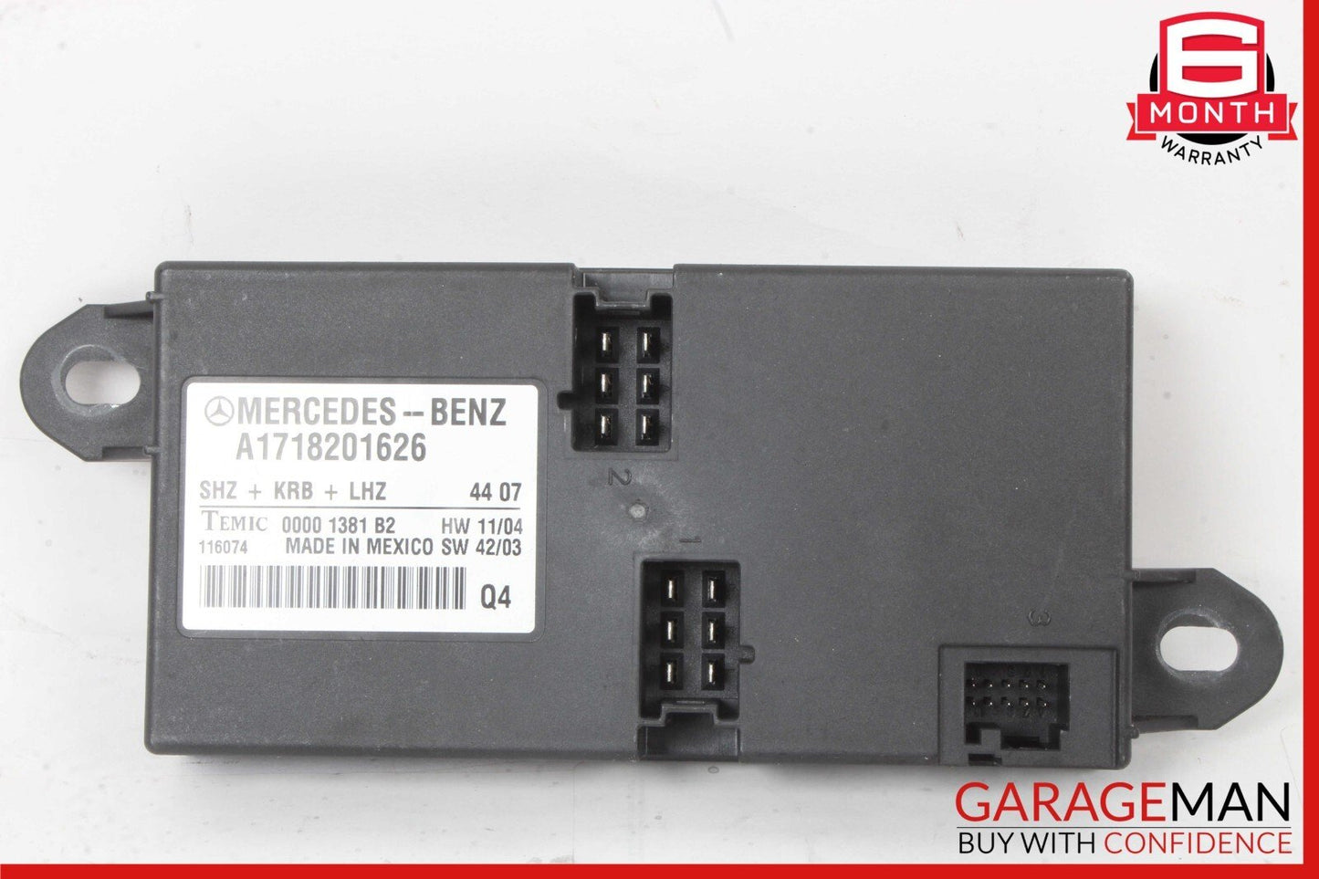 05-11 Mercedes R171 SLK280 SLK300 Heating Heated Seat Control Module Unit OEM