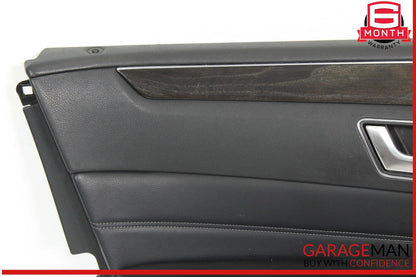 14-16 Mercedes W212 E350 E550 Front Left Side Interior Door Panel Trim Assembly