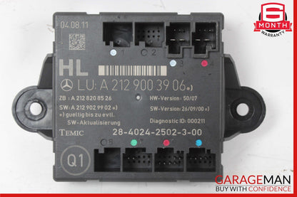 08-16 Mercedes W212 E350 C350 Rear Left Side Door Control Module 2129003906 OEM