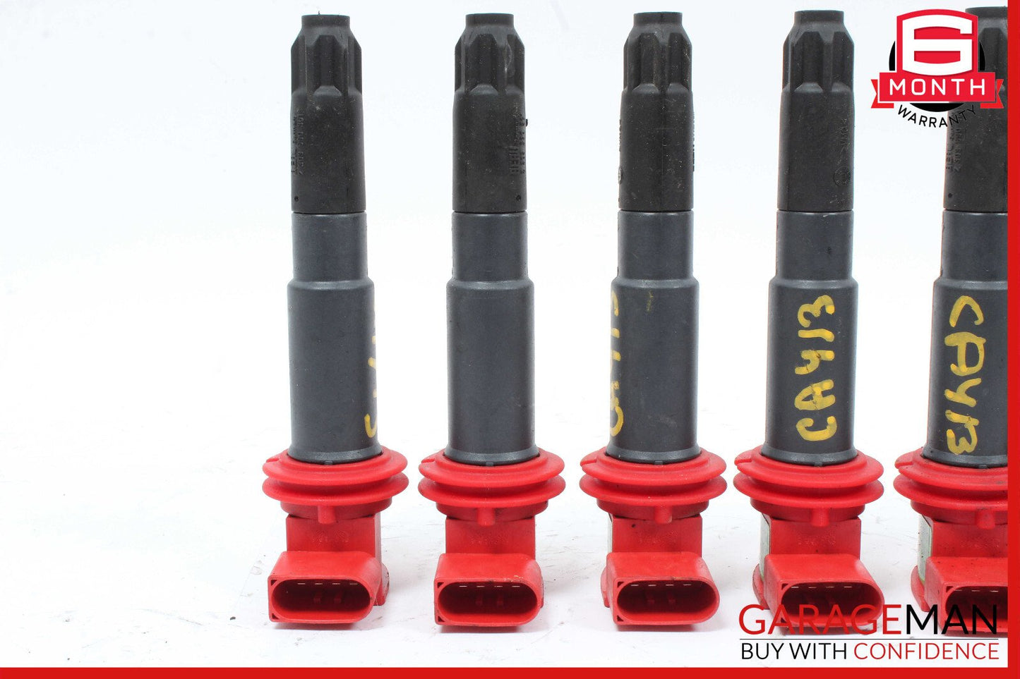 11-17 Porsche Cayenne 958 Ignition Coil Spark Plug Set of 8 Pc OEM