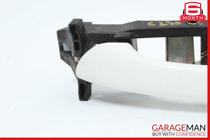 01-07 Mercedes W203 C230 Rear Left Driver Side Exterior Door Handle White OEM
