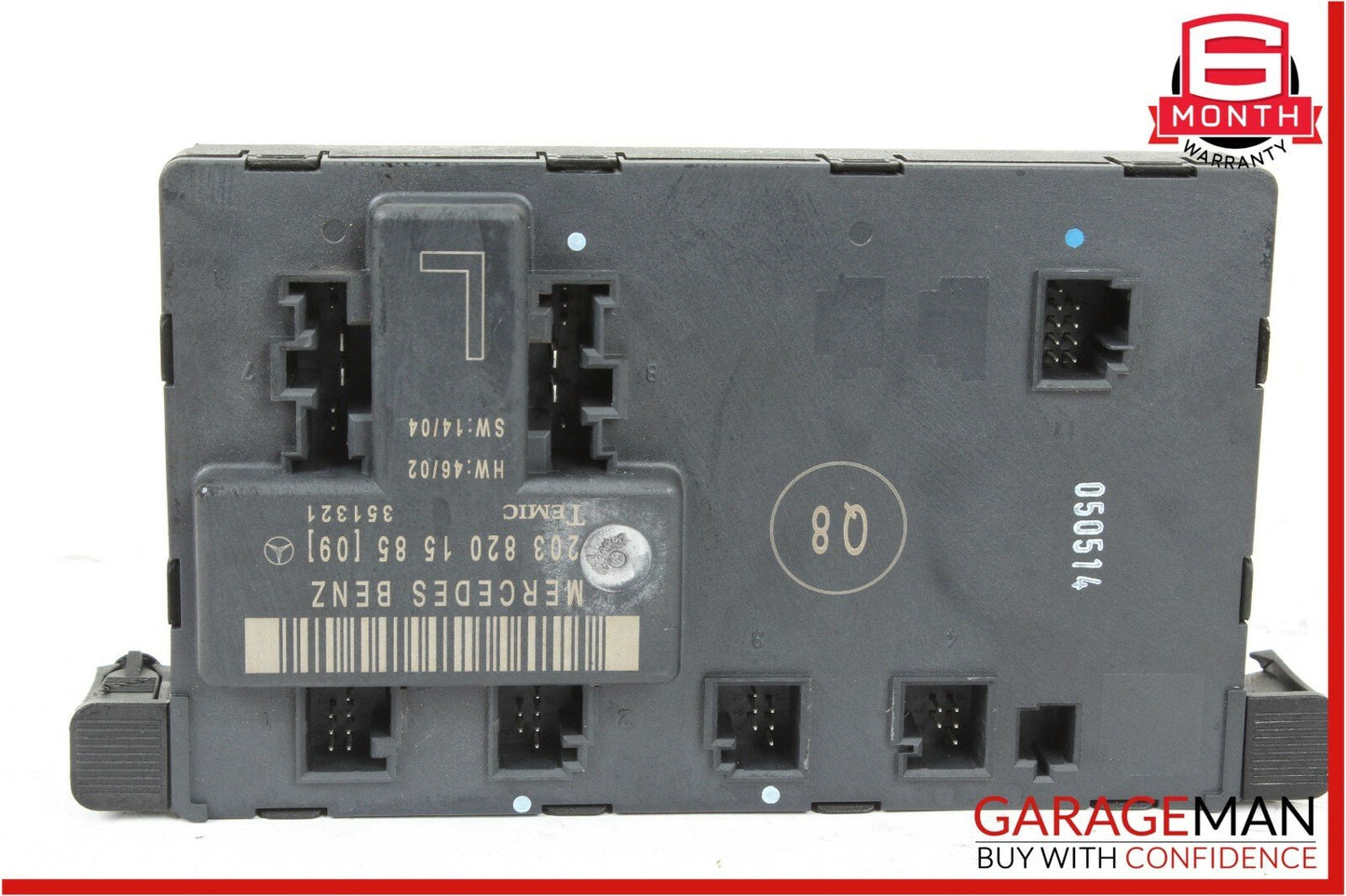 01-07 Mercedes W203 C230 C55 AMG Front Left Side Door Computer Control Module