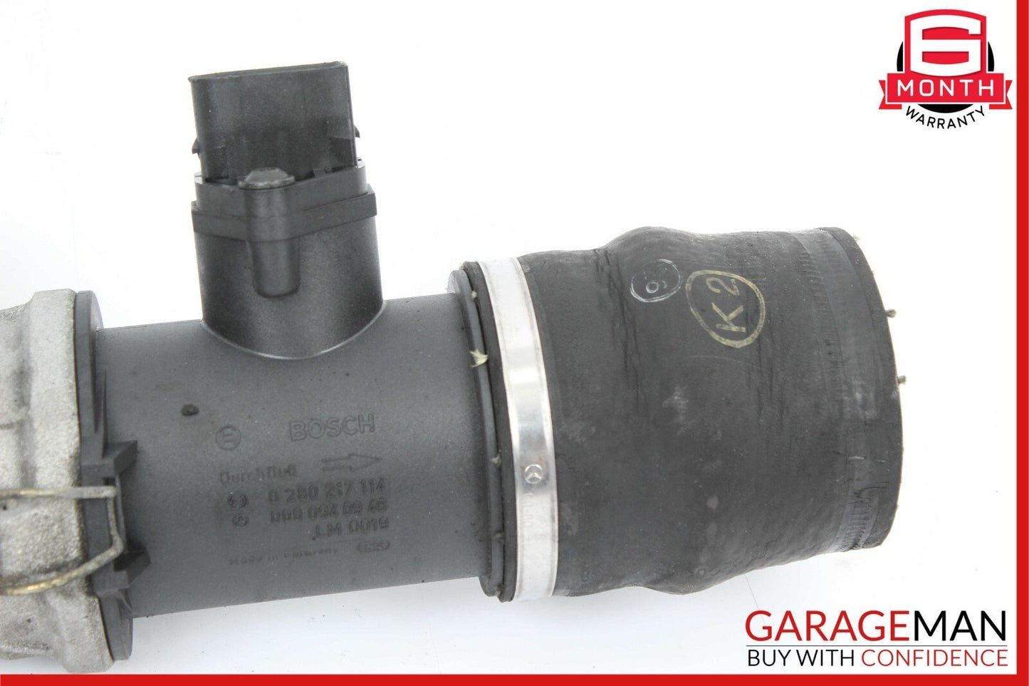 97-04 Mercedes R170 SLK230 C230 Air Intake Pipe w/ Mass Air Flow Sensor OEM