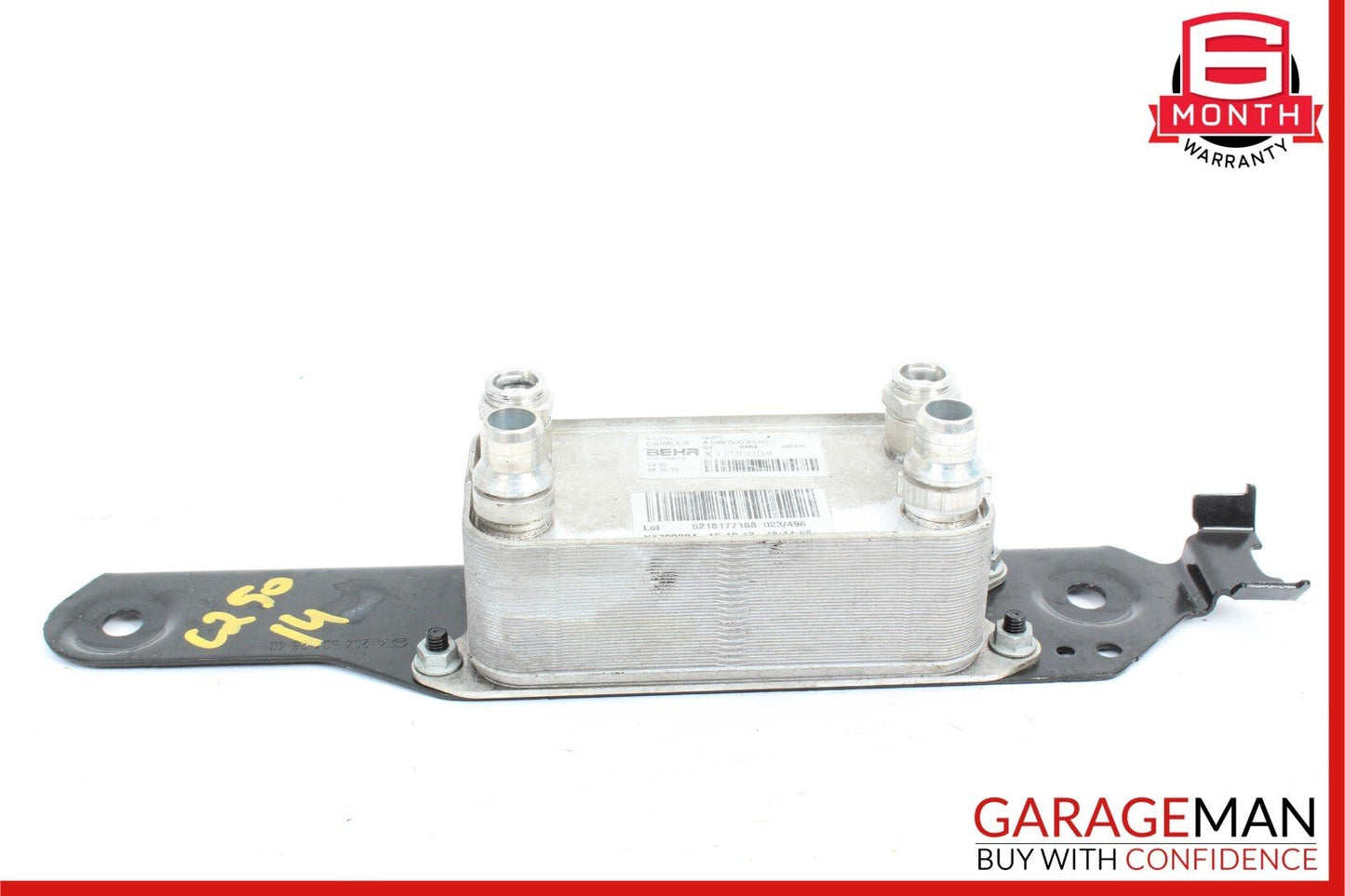 12-15 Mercedes C250 SLK250 1.8 Transmission Oil Cooler Radiator Assembly