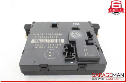03-09 Mercedes W211 E350 E550 Rear Left Driver Side Door Control Module OEM
